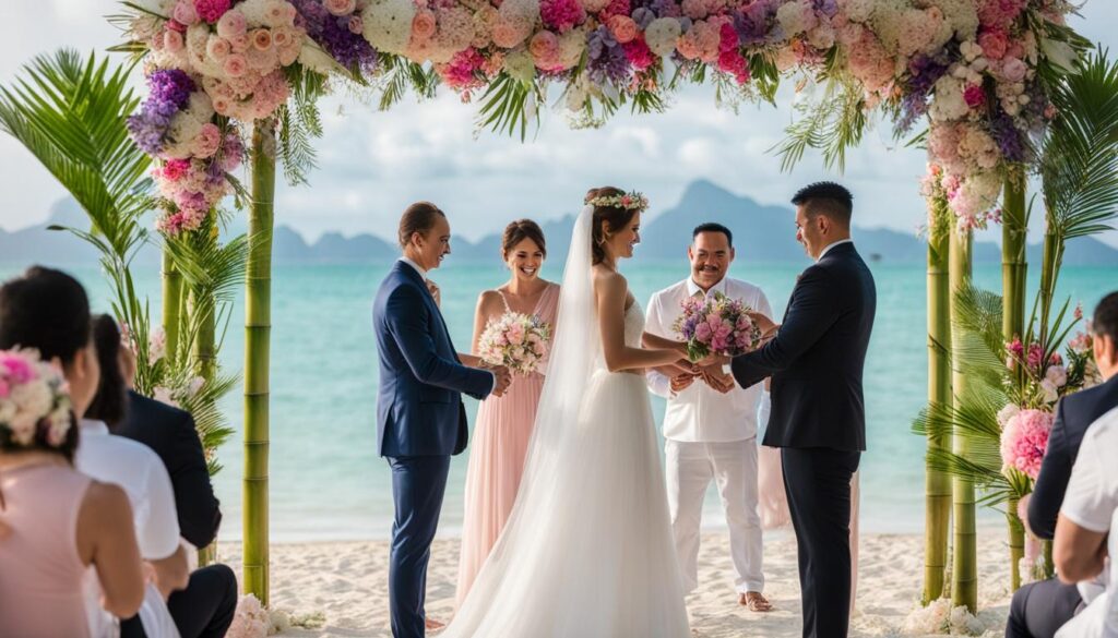 beach wedding venues Thailand