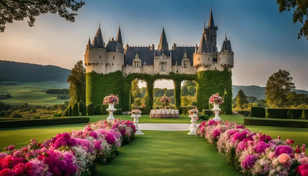 castle wedding venue in Europe
