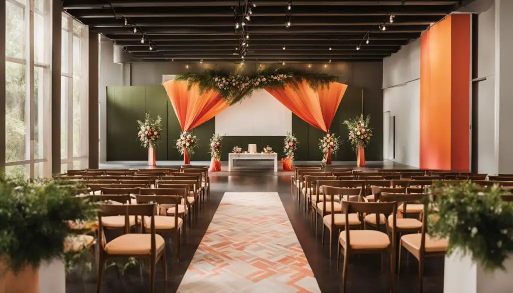 mid-century modern wedding venues