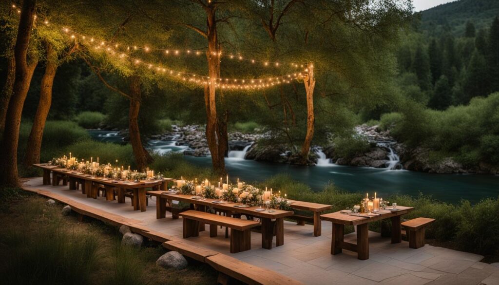 outdoor micro wedding venues