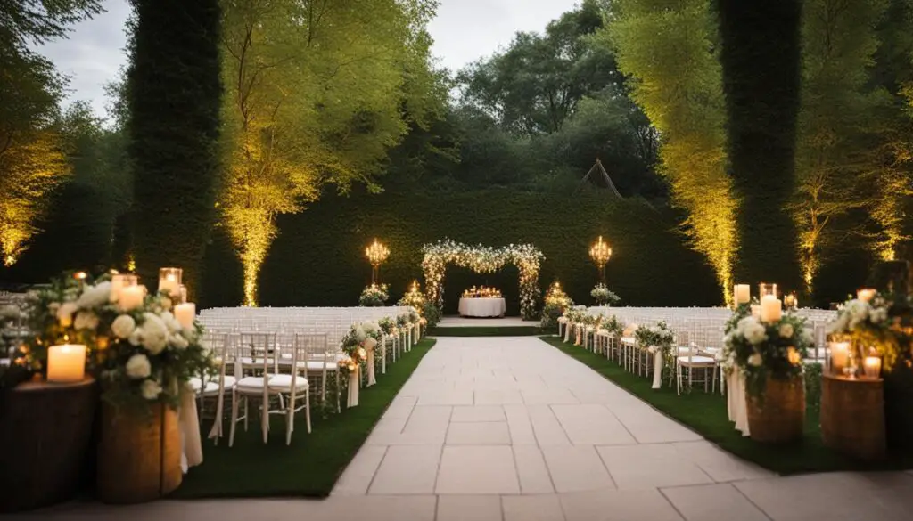 outdoor wedding venues in london