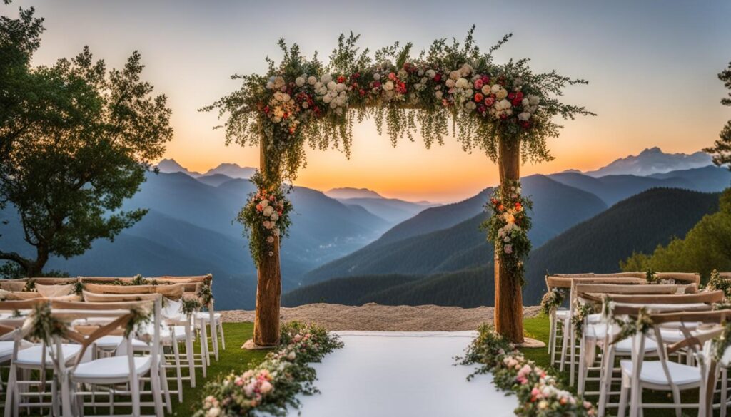 scenic wedding venue