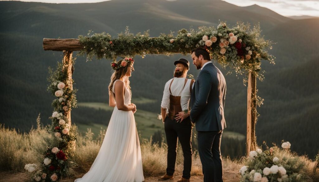 Affordable Colorado Mountain Wedding