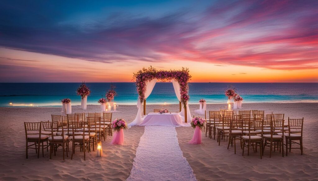 Beach wedding venue in Argentina