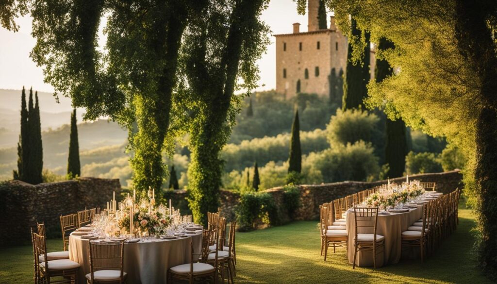 Castello di Vicarello, Tuscany fairytale wedding venue