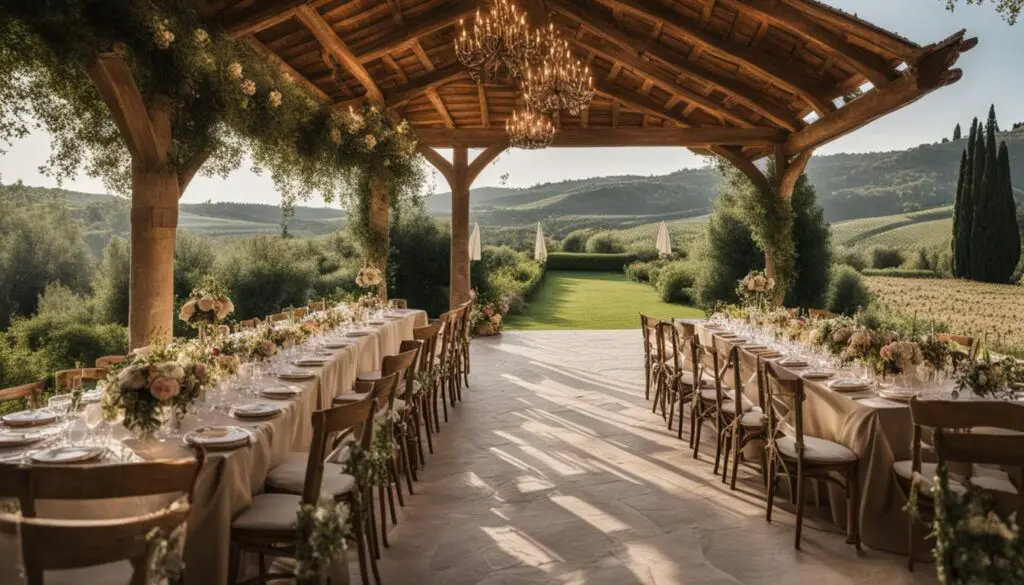 Low-cost wedding venues in Italy