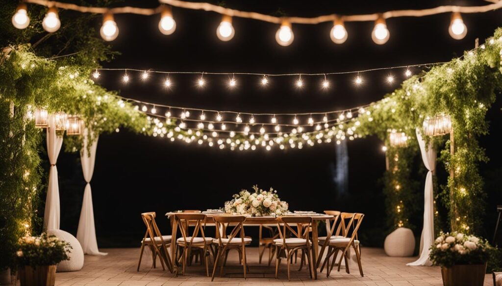 backyard wedding venue