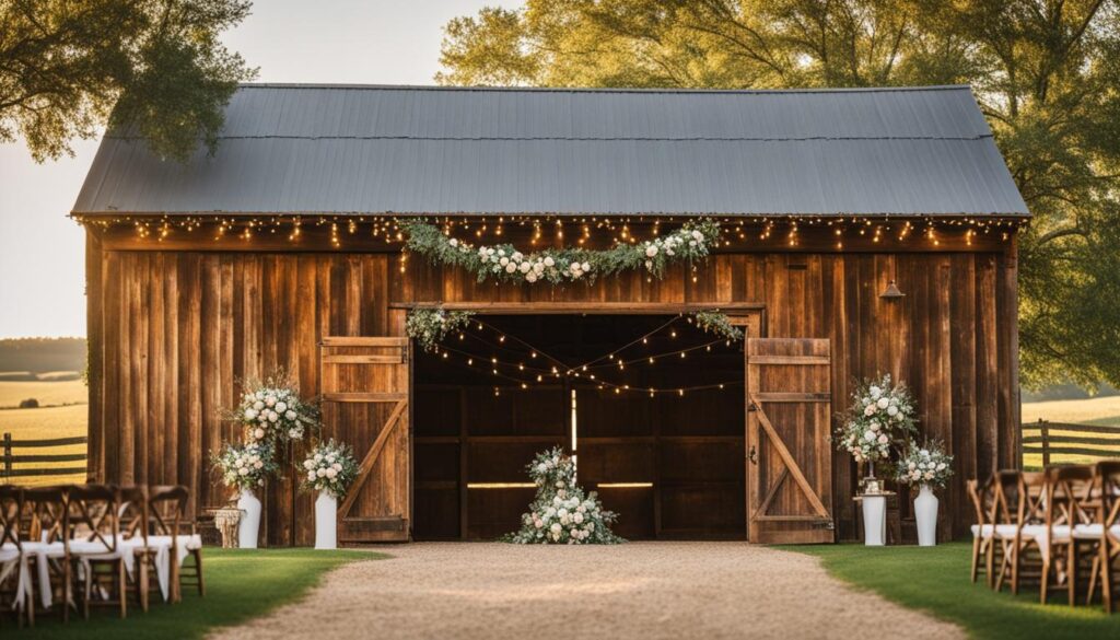 barn wedding venue image