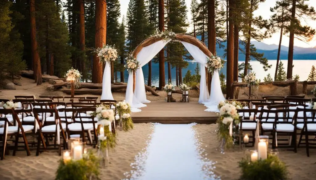 beach wedding venues in tahoe