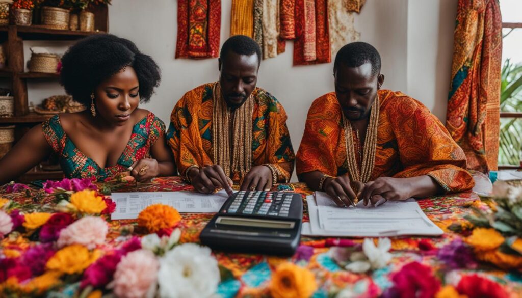 budgeting for a ugandan wedding image