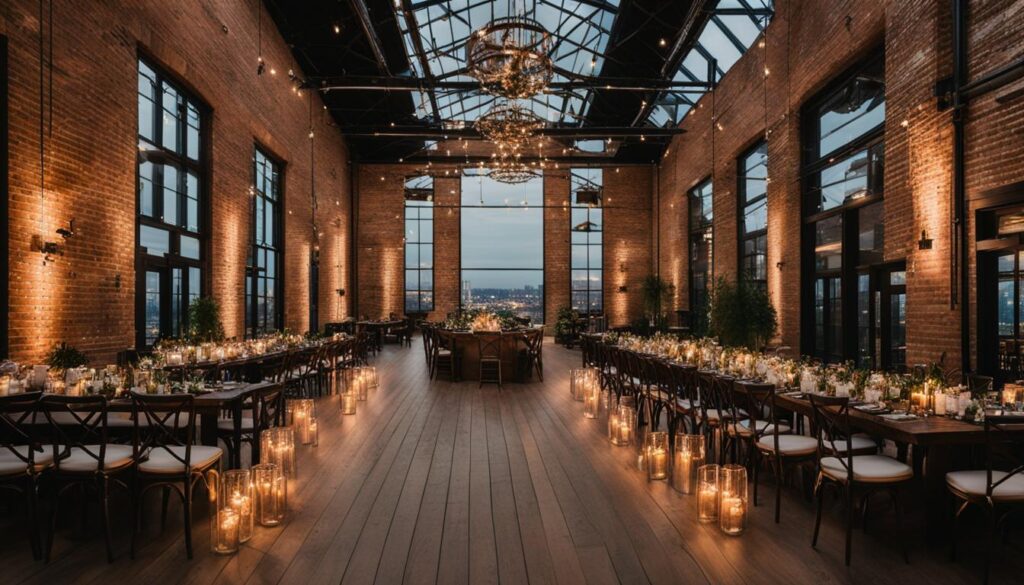 industrial wedding venue Michigan