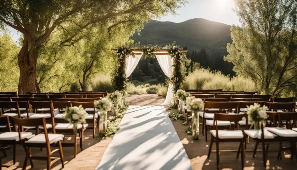 outdoor wedding venues Utah