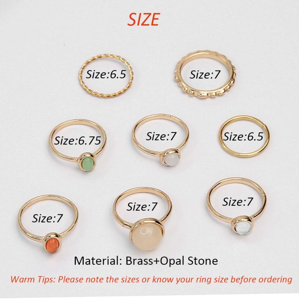 ItsStarred 7-19pcs Silver Star Moon Knuckle Ring Set for Women Girls Vintage Stackable Midi Finger Rings Set