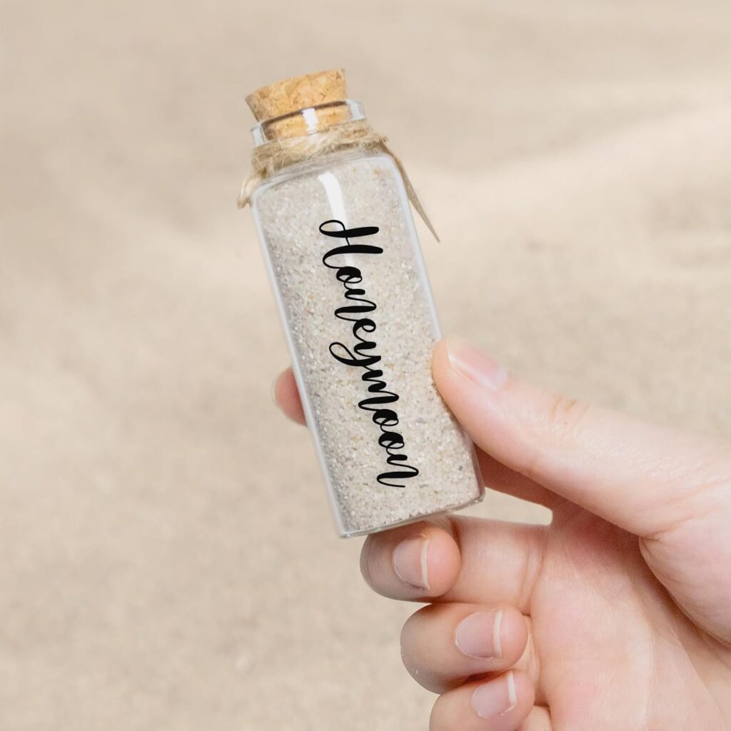 Honeymoon Sand Keepsake Jar 2024, Romantic Honeymoon Gifts for Newlywed Couple, Bride  Groom, Bridal Shower Gifts, Wedding Registry, Engagement, Unique Travel Gift Ideas, Honeymoon Essentials