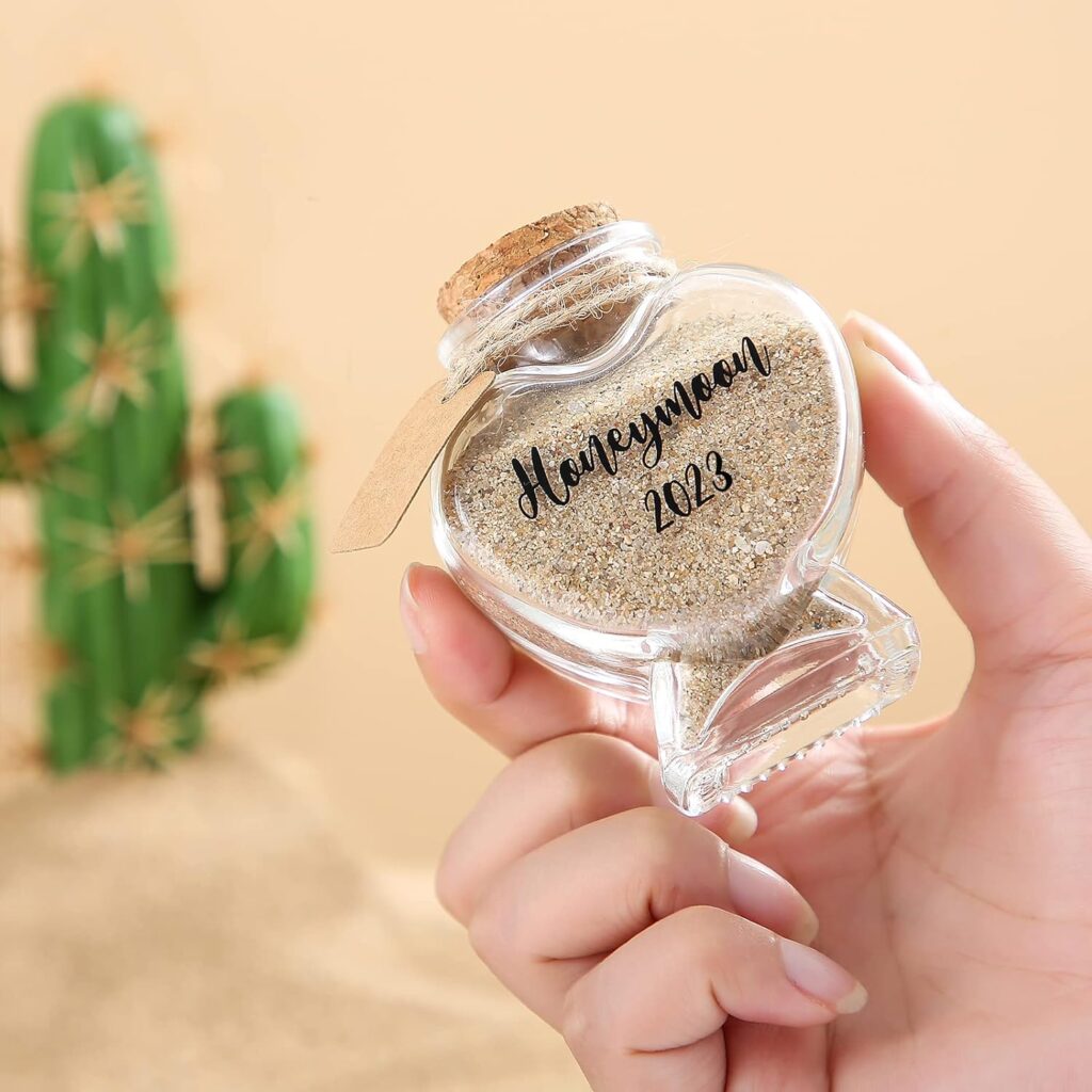 Honeymoon Sand Keepsake Jar 2024, Romantic Honeymoon Gifts for Newlywed Couple, Bride  Groom, Bridal Shower Gifts, Wedding Registry, Engagement, Unique Travel Gift Ideas, Honeymoon Essentials